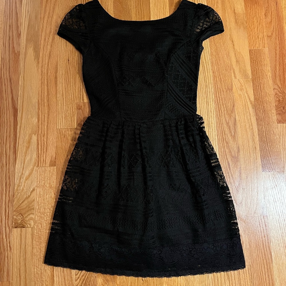 🌻Black lace dress